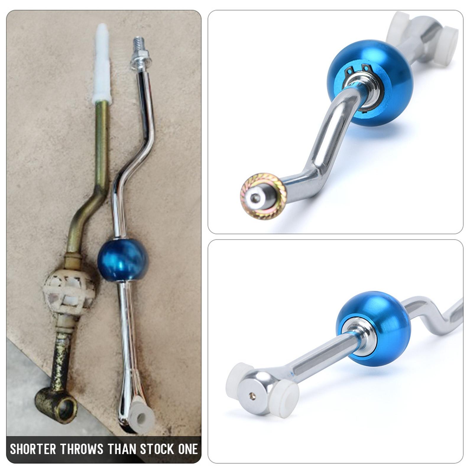 

Short Throw Shifter M10X1.25 Short Shifter Gear Lever For Peugeot 206 1999 2000 -SFT02 One Size