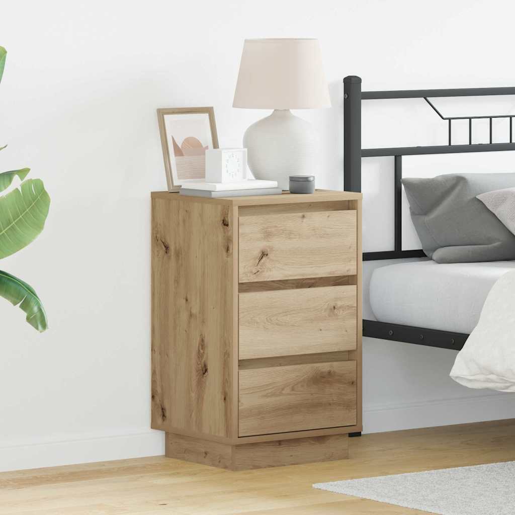 Nightstand Artisan Oak 39 x 34.5 x 65 cm engineered wood
