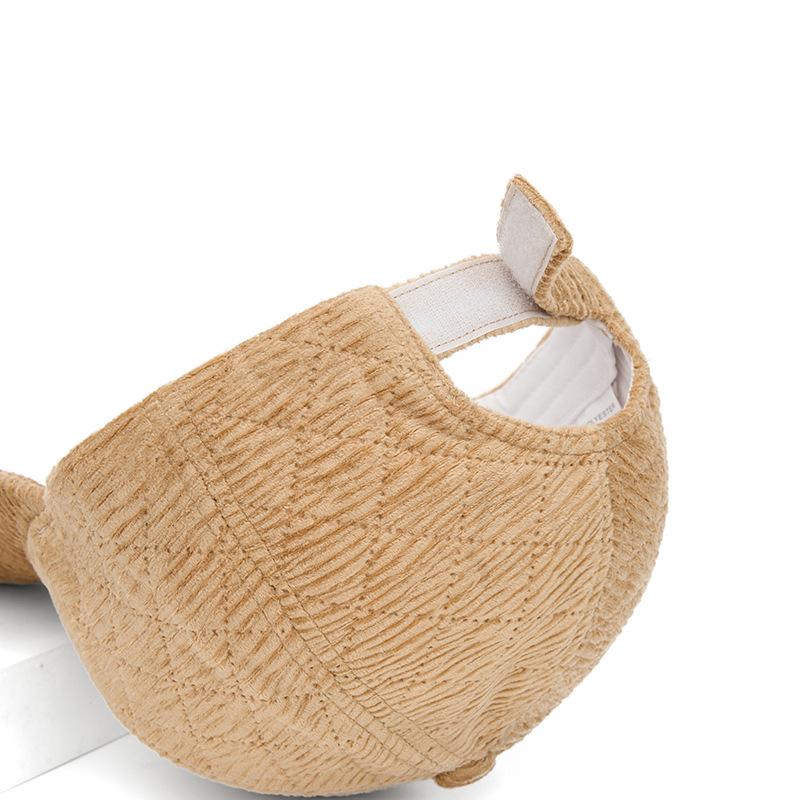 Autumn Winter Baseball Cap Women's Corduroy Cotton Warm Cap Sun Hat