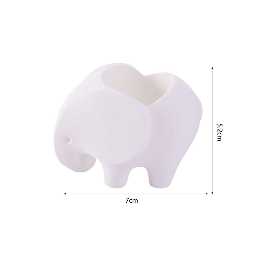 Plastic 3D Printed Elephant Flowerpot Animal Design Vases or Pencil Holders Mini Elephant Planter Pot Flower Pot Stands