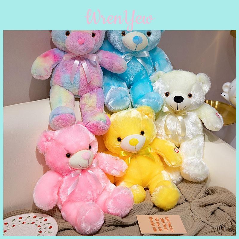 Charming Colorful Glowing Teddy Bear Stuffed Animal With Premium Pp Cotton Filling