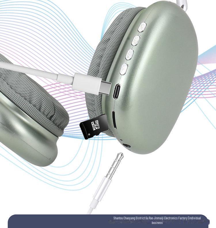 Cross-border P9 Bluetooth Headset: Head-Mounted, Wireless, Universal Compatibility, High-Quality Sound, Free Shipping.