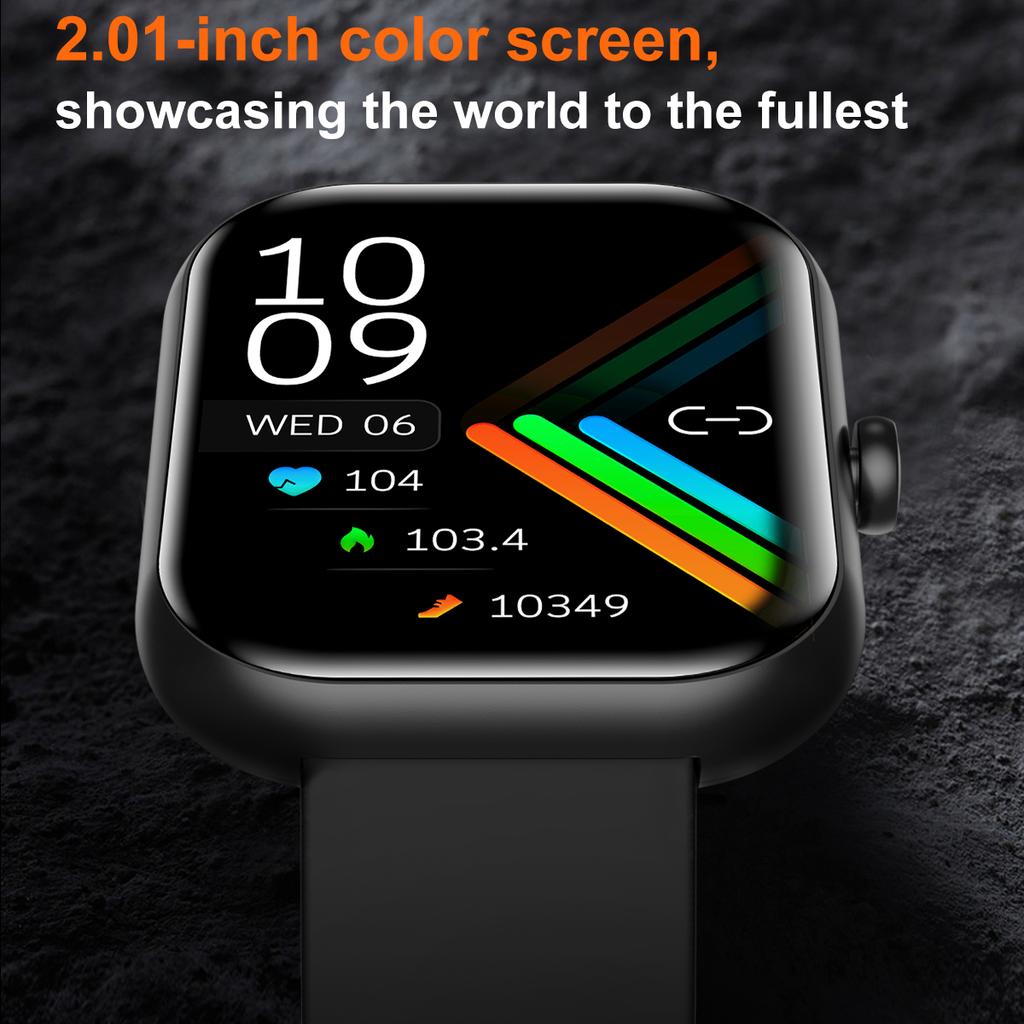 New Smart Sports Watch Blue Tooth Calling  Health Waterproof Weather Bracelet Information Push Lady Voice Assistant Smartwatch