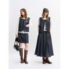 Plus-Size Women's Clothing [Nordic Love Letter] Fashionable Denim Suit Spring and Autumn 2026 New Long and Short Vest Dresses