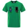 I'm your father Funny phone T-Shirts Men Fashion Casual Short Sleeve Crewneck Breathable Tops Cotton Summer Tee Clothing Men's