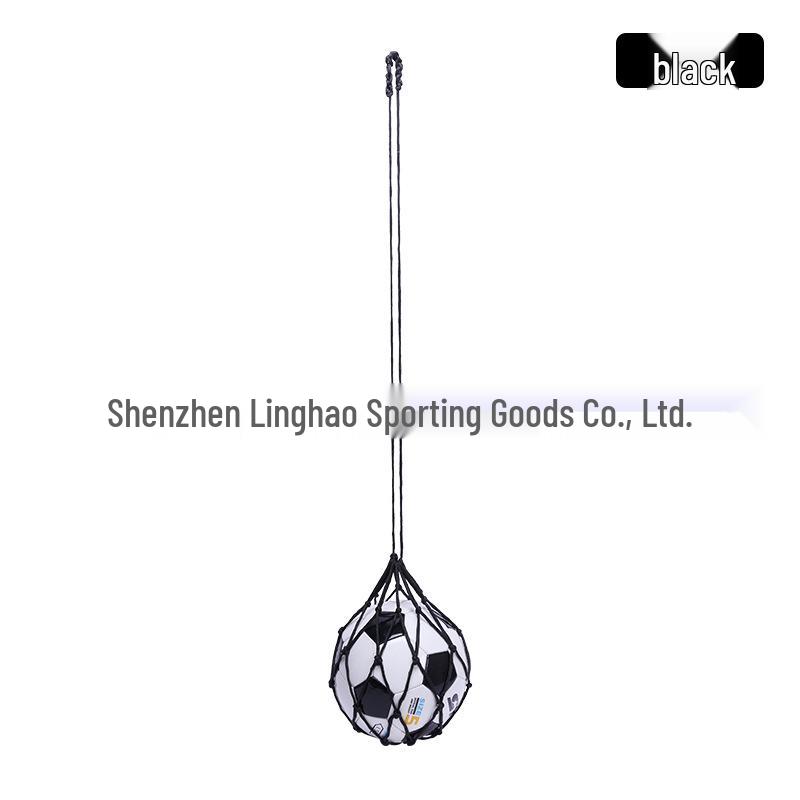 Multi-Age Football Juggling Net Bag - Training & Rebound Aid чёрный