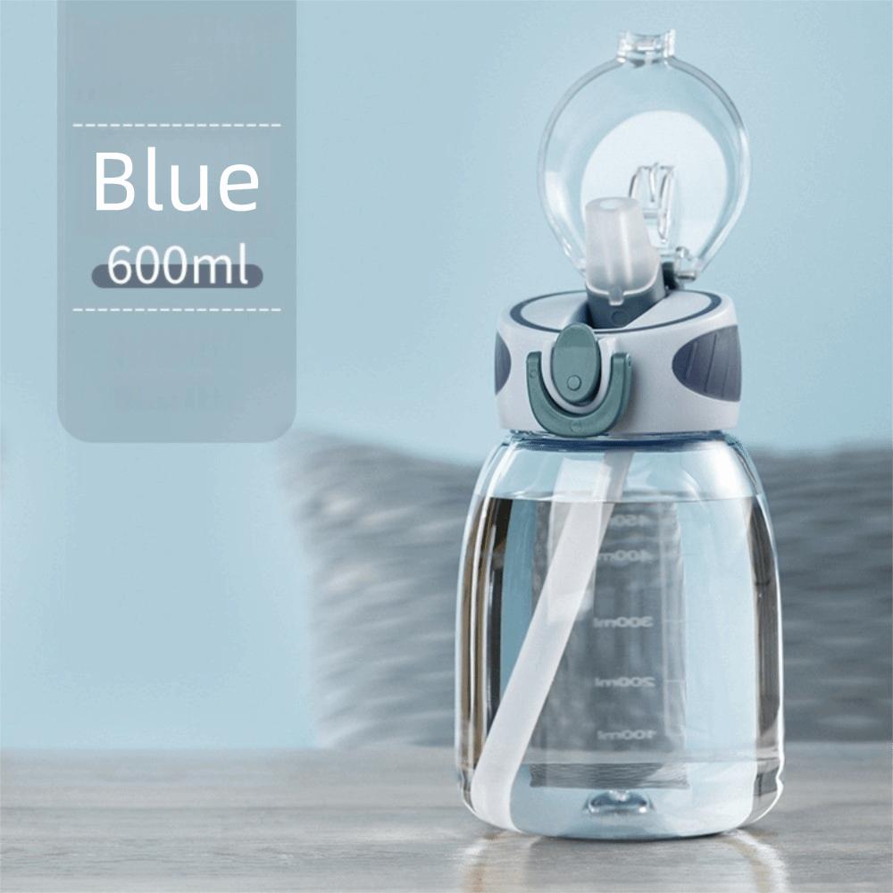 Drop Proof Kids Sippy Cup Food-Grade Silicone Water Bottle Portable Water Straw Cup