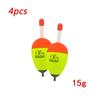 2/4Pcs EVA Luminous Fishing Night Float Light Stick Foam Plastic Bobber Sea Rock Fishing Buoyancy 10/20/30/40/50/60g/70/80g