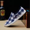 New Arrival Men Casual Canvas Shoes  Fashion Men Black White Flats Laofer Driving Shoes Zapatos Hombre Mens Flats 669