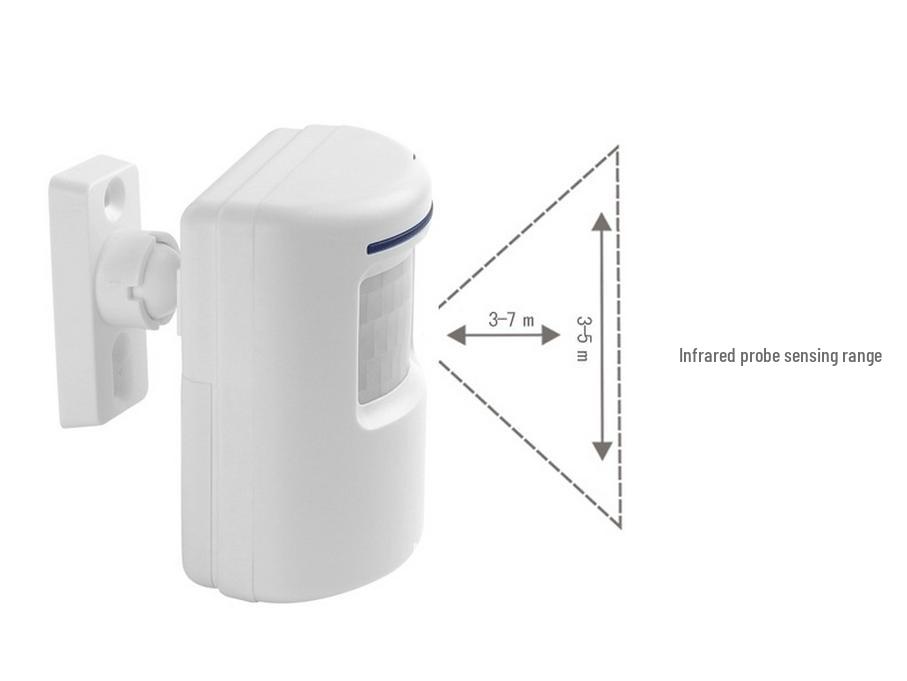 Plug-in Infrared Sensor Doorbell with 38 Melodies and Motion Detection for Home and Commercial Use