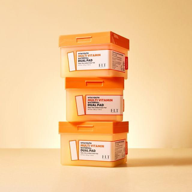 ELT COSMETICS - Vita Youth Мульти Витаминная Влагонасыщающая Двойная Пэдка 80 sheets