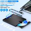 External Blu-ray Drive, Blu-ray Player, USB-A and Type-C, BD/DVD Player, External Blu-ray Drive, Blu-ray Disc Compatible, WIN7-11/MAC Compatible, Blu-