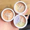 Tondo Tenuta Trucco Tre Colori Correttore Macchie Acne Stampa Riparazione Fondotinta Occhiaie Non Facile A Incollare Polvere Ingrosso