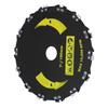 Right Angle Chain Disc Alloy Steel Blade Chainsaw Wheel Disc for Wood Plastic Carving Shaping