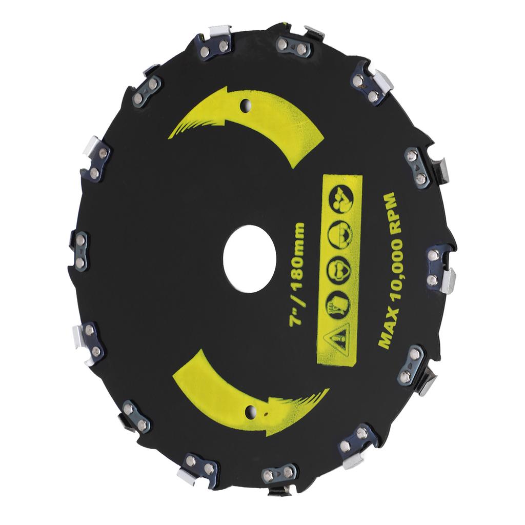 Right Angle Chain Disc Alloy Steel Blade Chainsaw Wheel Disc for Wood Plastic Carving Shaping