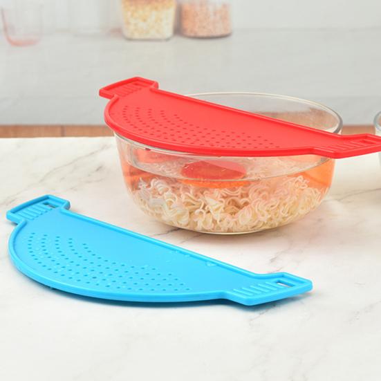 Abtropfgestell aus Silikon für Töpfe, Pfannen, Schüsseln, wiederverwendbar, Universalfilter, Pasta, Spaghetti, Hackfleisch, Fett, Gemüse, unverzichtbar für die Küche
