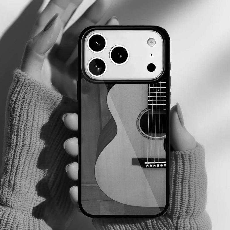 Musical Violin Guitar Phone Case for iPhone 17 Air 16e 15 14 13 Pro Max Back Cover for 12 11 Pro Coque