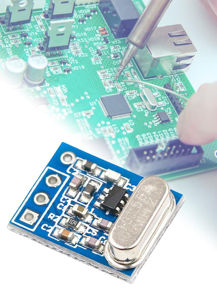 433MHZ Wireless Transmitter & Receiver Module ASK/OOK Chip PCB SYN115/SYN480R Transmitter and Receiver Module for Arduino