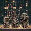 Metal Polyhedron Set D Die, D20 D12 D10 D8 D6 D4, Entertainment, Board Game, Roleplaying, Gifts