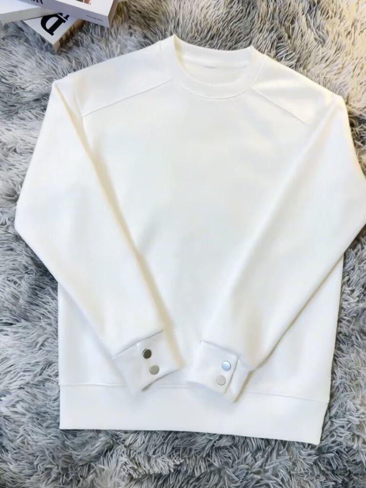 Herren Trendy Patchwork Rundhals Langarm Hoodie - Luxuriös, Atmungsaktiv, Vielseitiges Oberteil