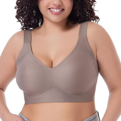 Plus Size Bra for Women Seamless Push Up Bras Comfortable Wireless Ladies Bralette Big Size Active Brassiere Sexy Underwear Mto6XL
