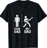 Twój Tata Mój Tata Gitarzysta Artysta Gitara Basowa Tata Dzień Ojca T-Shirt
