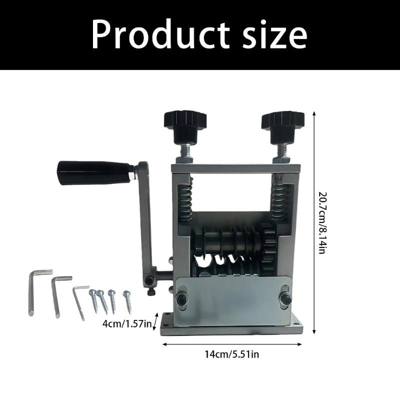 Efficient Multiple Hole Cable Stripper Featuring Hand Crank Operation and Drill Attachment for Safe Quick Wire Removal