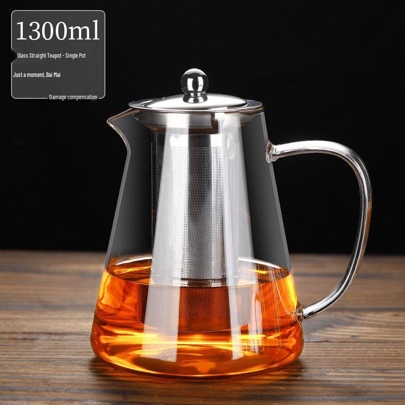 ZISIZ Glass Tea Infuser Teapot