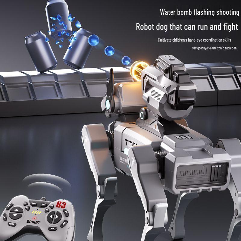 Smart AI Robot Dog Toy - Programmable Mechanical Pet with Remote Control for Children's Day Gift.