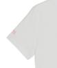 Emelbi Women'S Ribbon Graphic Slim Semi-Crop Short Sleeve T-Shirt Ny (White)