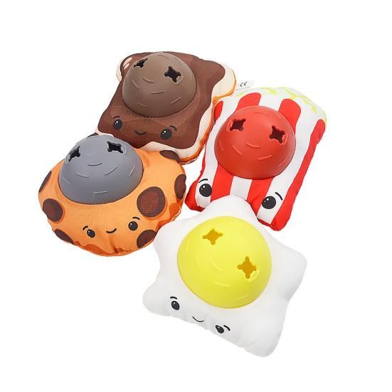 Dog Treat Dispenser Toy Interactive Dog Squeaky Chew Toy Treat Dispensing Puzzle Toy for Dogs Relieves Boredom Mental Stimulation