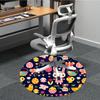 1pc Easter Eggs, Bunny Chair Carpet for Office, Non Slip, Soft and Durable Office Rug for Interior Decoration