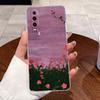 Casing For Huawei P30 ELE-L29 L09 Case Huawei P30 Pro VOG-L29 L09 Cover Aesthetic Cute Cat Cartoon Transparent Silicone Bumper