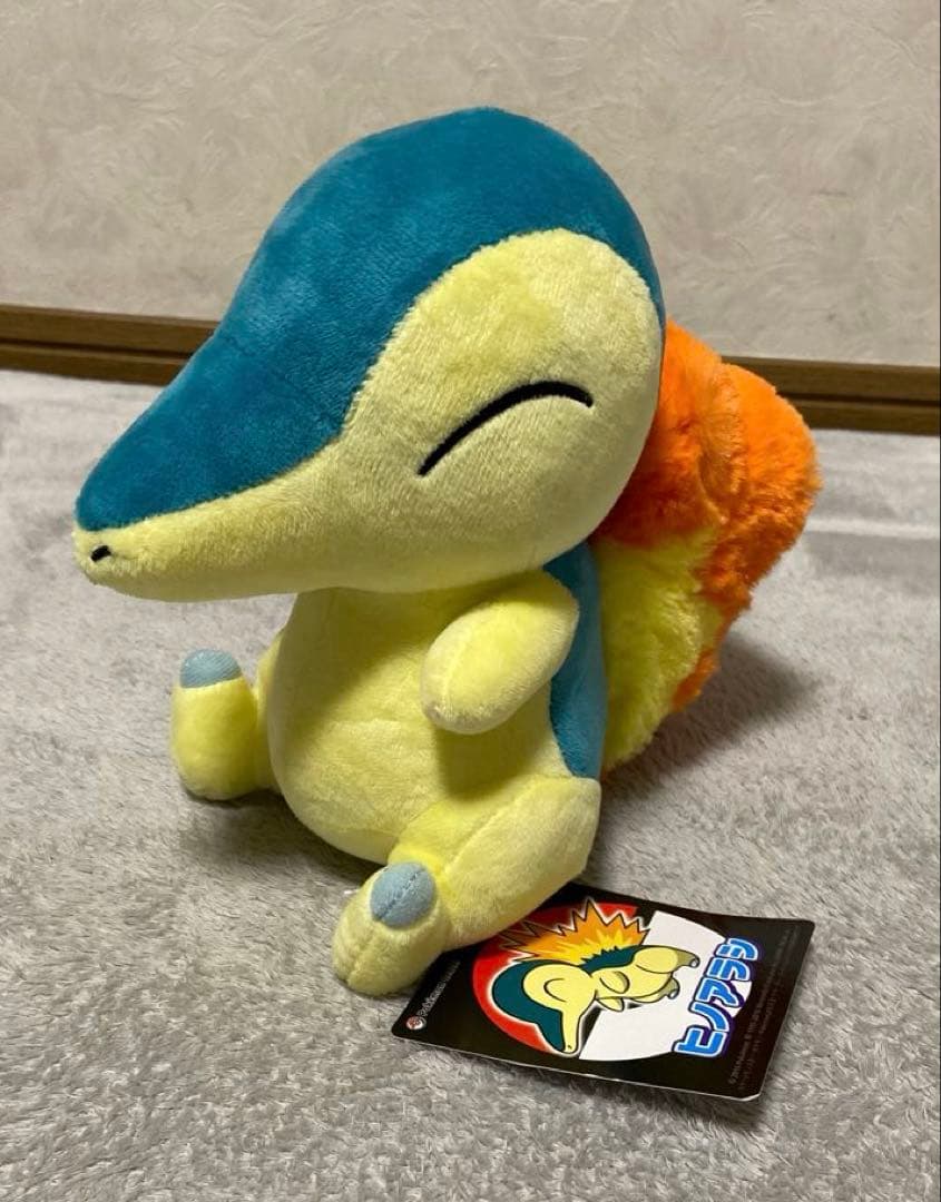 Pokemon Center exclusive Hinoarashi plush toy 2016 brand tag.