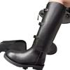 Martin Boots Women's Autumn and Winter New Leather Buckle Thick Heel Knight Boots Women's Knee Boots