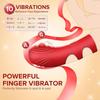 Manșetă Vibratoare pentru Deget cu 10 Frecvențe Mini Vibrator