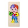 3D Wooden Buckle Puzzle: Educational Toy for Early Learning - Numbers, Transportation, and Animal Blocks