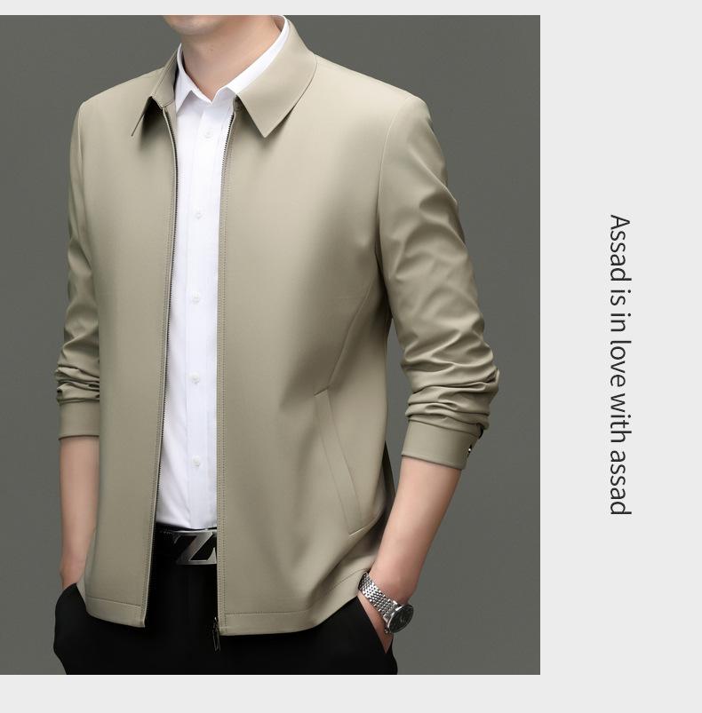 Men's 2025 Autumn/Winter Executive Jacket: Non-Iron, Wrinkle-Resistant Business Casual Outerwear