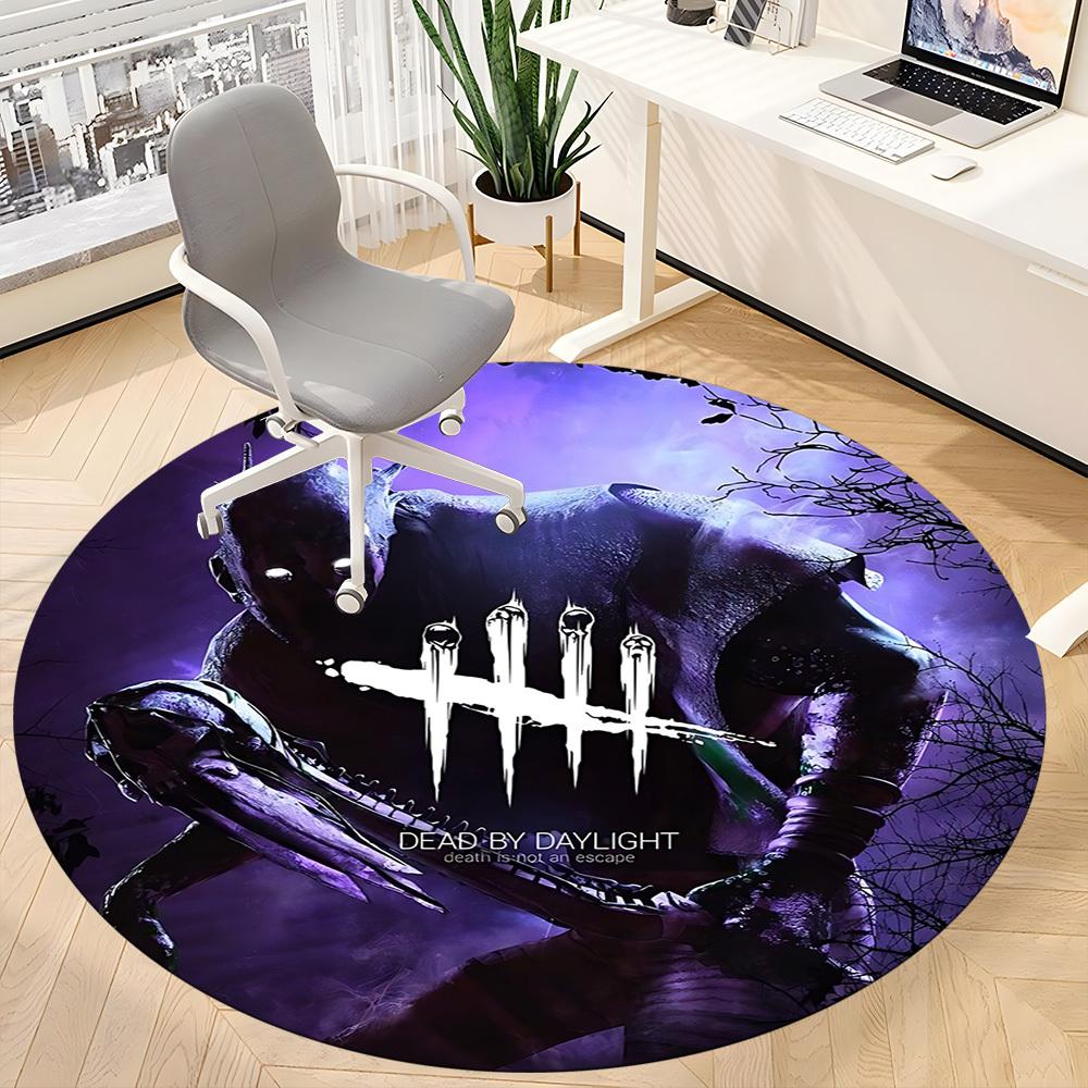 1pc Dead by Daylight Office Round Area Rug, Under Office Chairs Bedroom Living Room Home Decor A0926060
