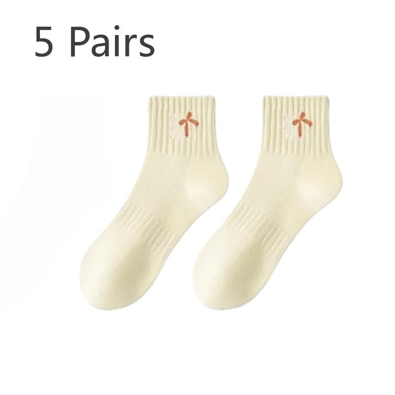 

5 пар женских весенних и летних спортивных носков из дышащей сетчатой ткани с впитывающей влагу тканью 5 Pairs