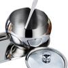 Metal Spice Jars Sugar Bowls Stainless Steel Set Condiment Container for Salt Buffets Kitchen Counter Restaurants Coffee Bar
