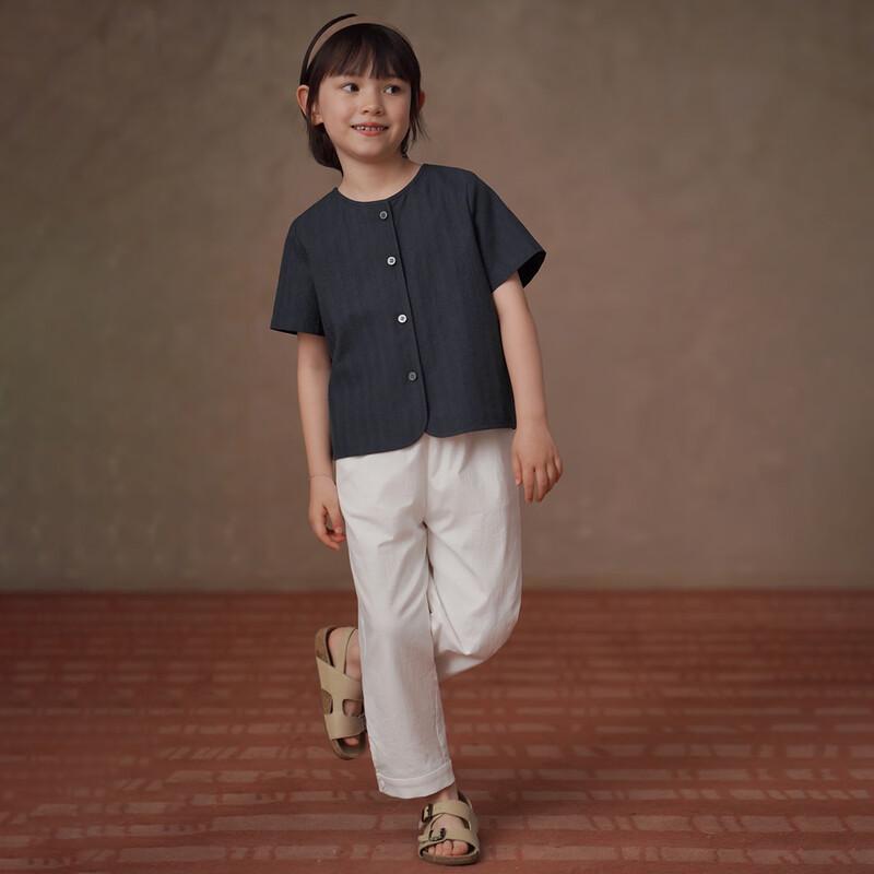 Hacikis Kids' Indigo Tencel Summer Wear
