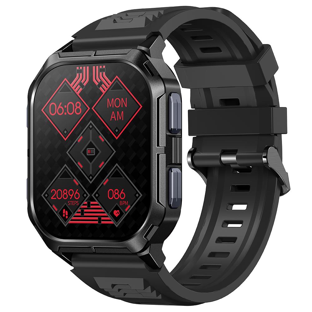 

D28A 2.01 HD Screen Smart Watch 8763E IP68 Waterproof Sports Bracelet with Heart Rate Monitoring