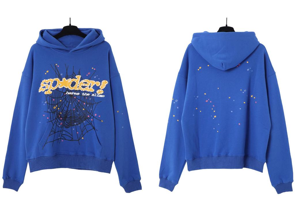 Terry Mikina Evropská Velikost: Pěnová bunda s potiskem pavučiny pro muže