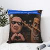 There Is Motion At Your Front Door Tung Tung Tung John Pork Pillowcases  Pillow Case For Sofa Home Decoration Print Pillow Cover