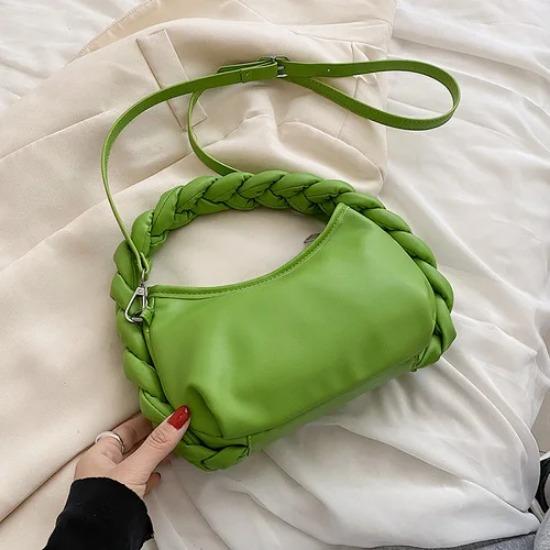 Luxury Design Women's Hobo Pleated Tote Sweet Color Underarm Bag Small Bag and Bags Shoulder Bag