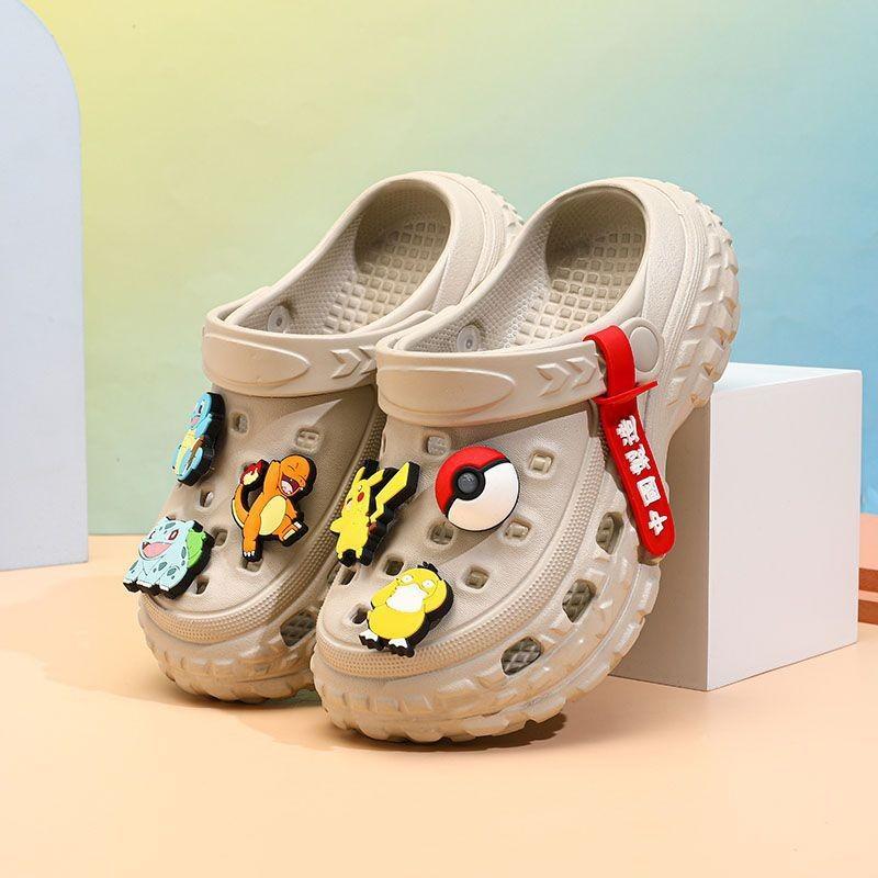 Adorables Sabots Pikachu pour Enfants Sandales d'Été Respirantes Antidérapantes et Confortables