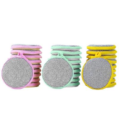 Dishwashing Sponges Cloth Double-sided Cleaning Spongs Scouring Pads 10PCS