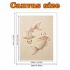 Koi Fish Pearl Art Painting Home Wall Decor Pearl Gemstone Painting Picture Crafts Adult/Beginner Gift Creative Home Decor Unframed DIY Craft Art