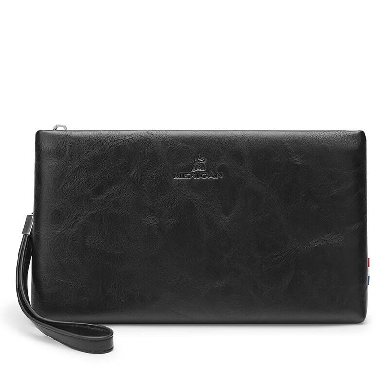 Men's Large Capacity PU Leather Clutch Bag